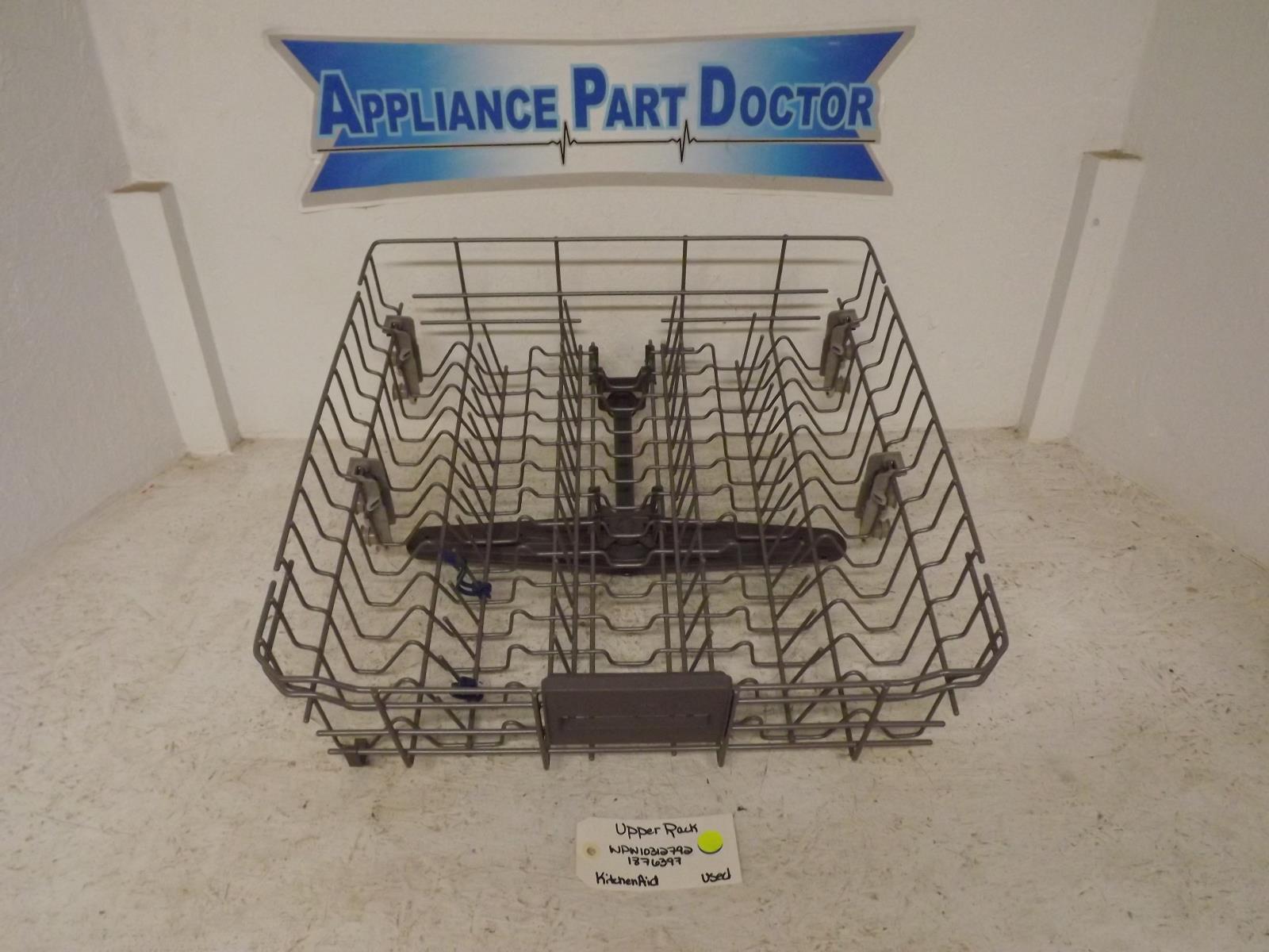 KitchenAid Dishwasher WPW10312792 1876397 Upper Rack Used KitchenAid Dishwasher WPW10312792 1876397 Upper Rack Used